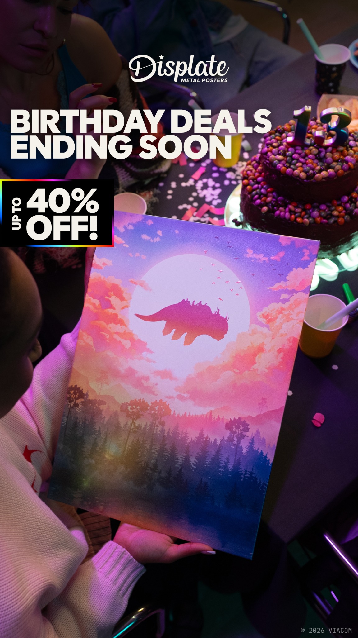 Displate Facebook ad