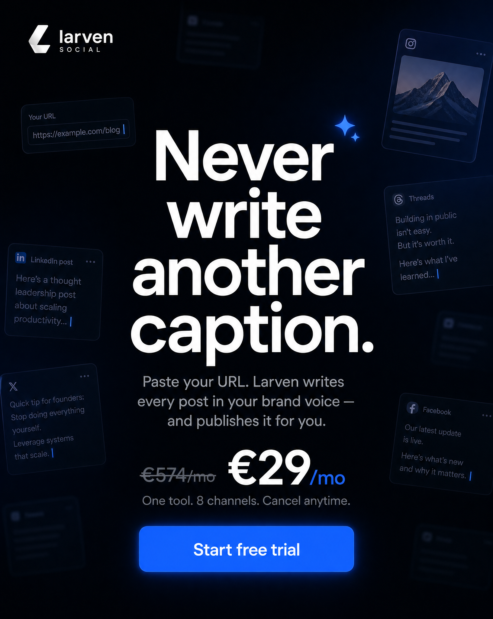 Larven AI Facebook ad
