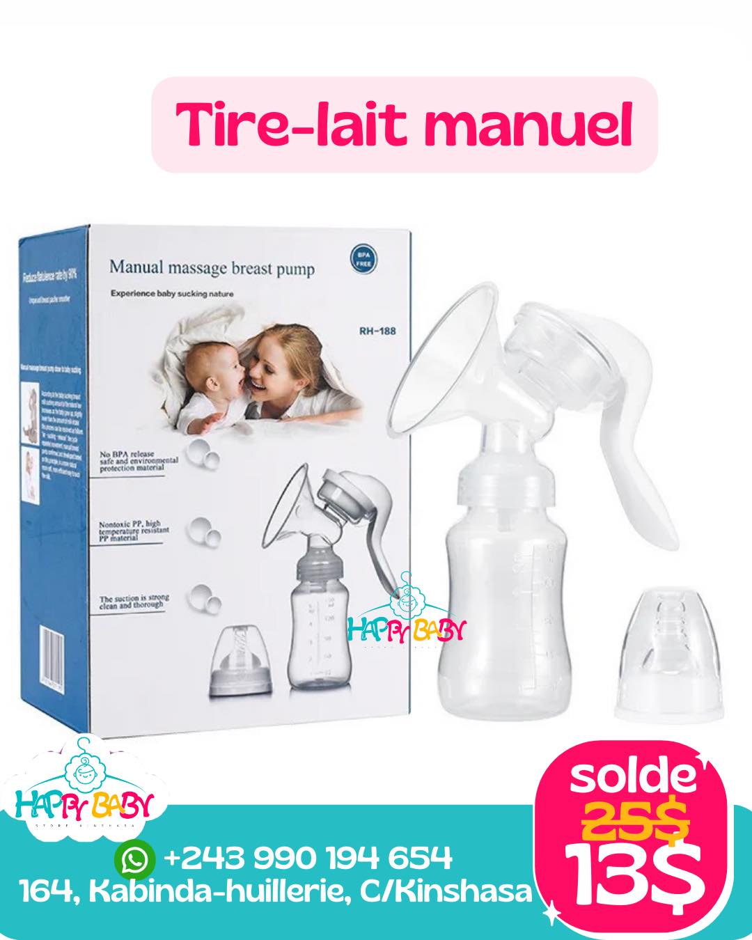Happy baby Stor Facebook ad: LAYETTE DE RÊVE POUR VOTRE BÉBÉ Soldes Exclusives!