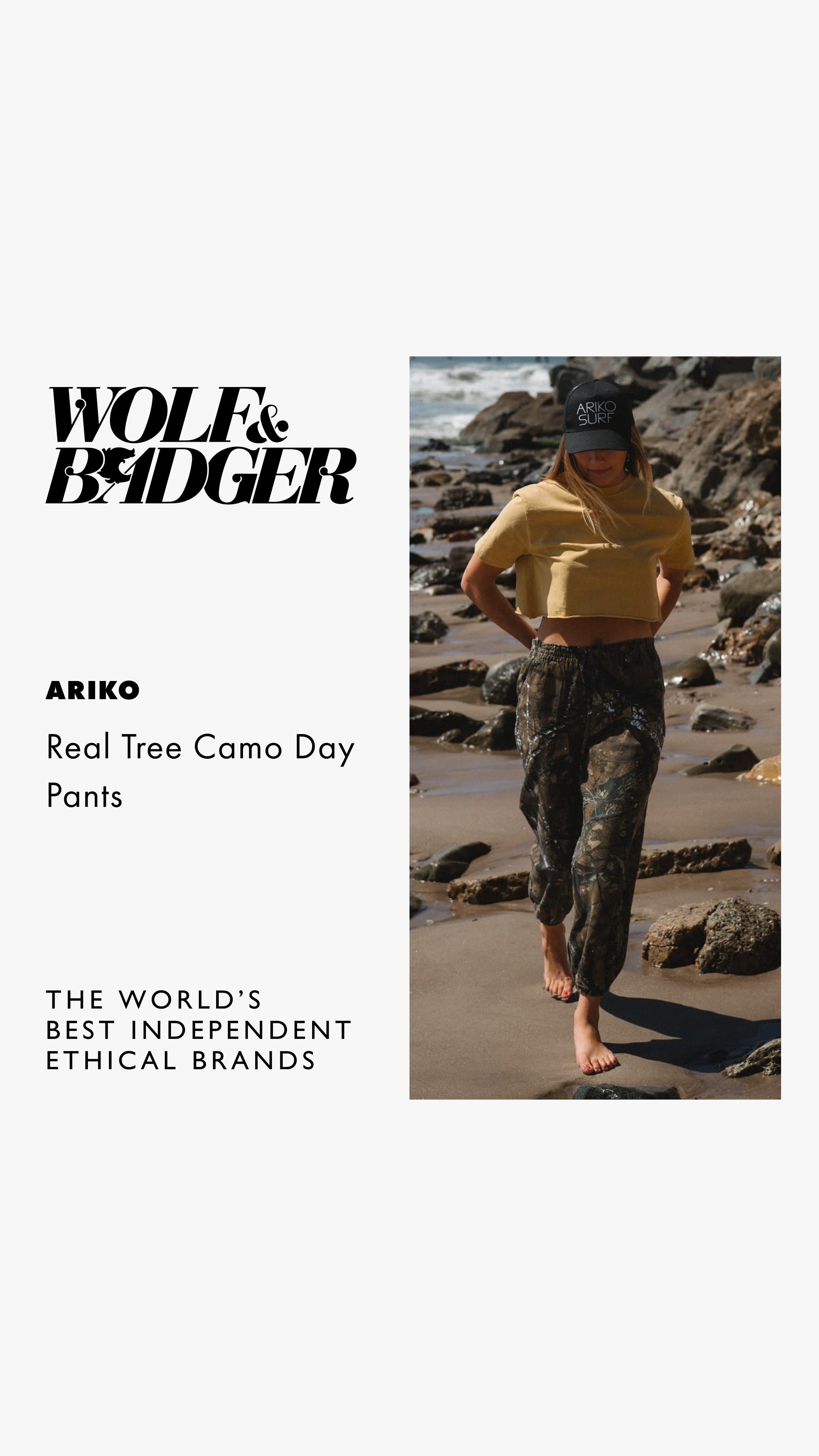 Wolf & Badger Facebook ad