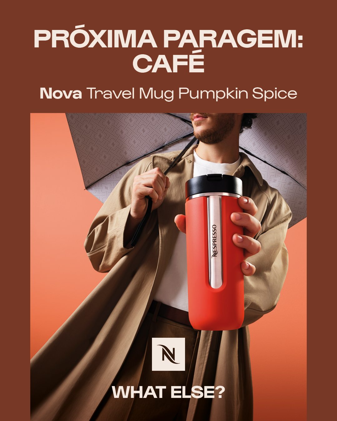 Nespresso Facebook ad: Travel Mug Pumpkin | Edição Limitada