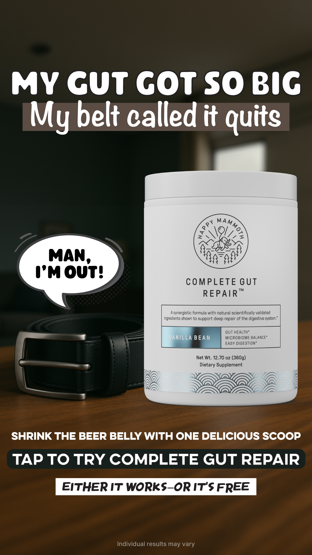 Healthy Living Facebook ad