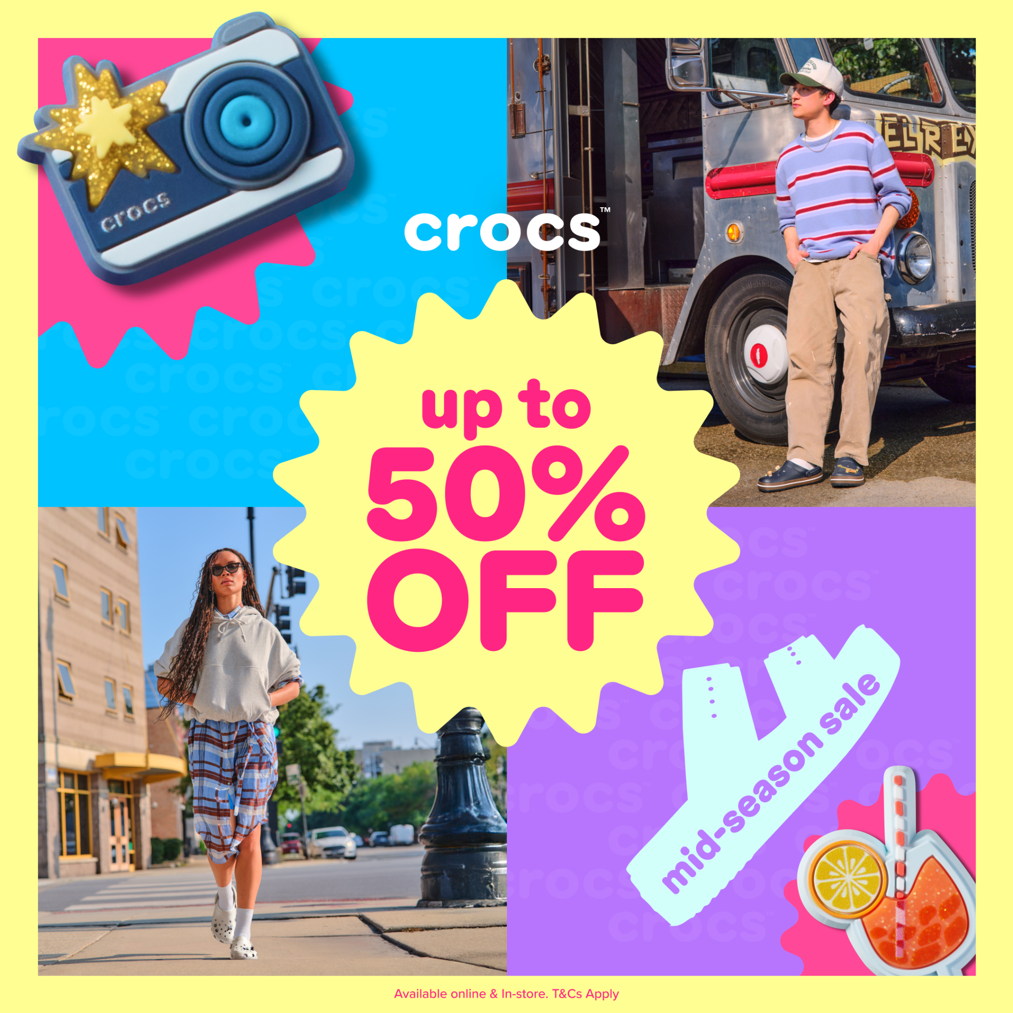 Crocs Facebook ad