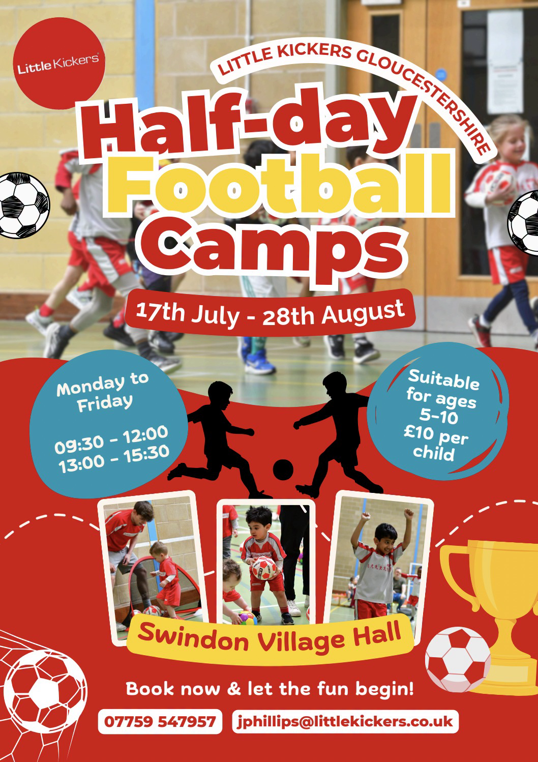 Little Kickers Gloucestershire Facebook ad