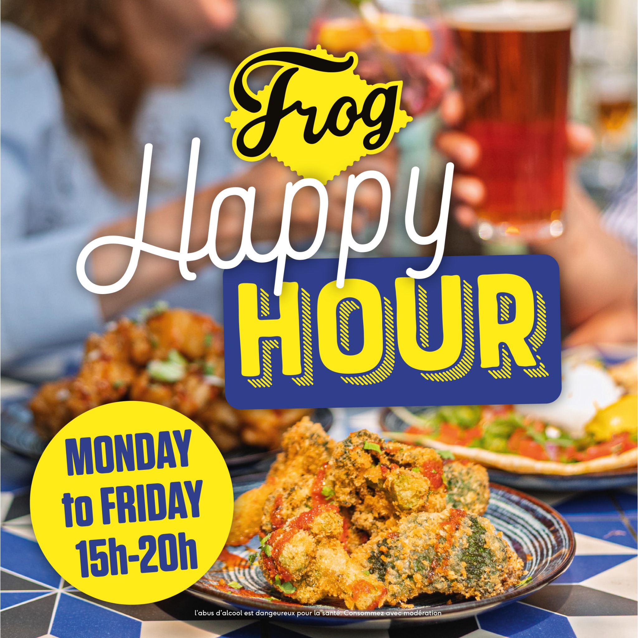 FrogPubs Facebook ad: Happy Hour at the Frog