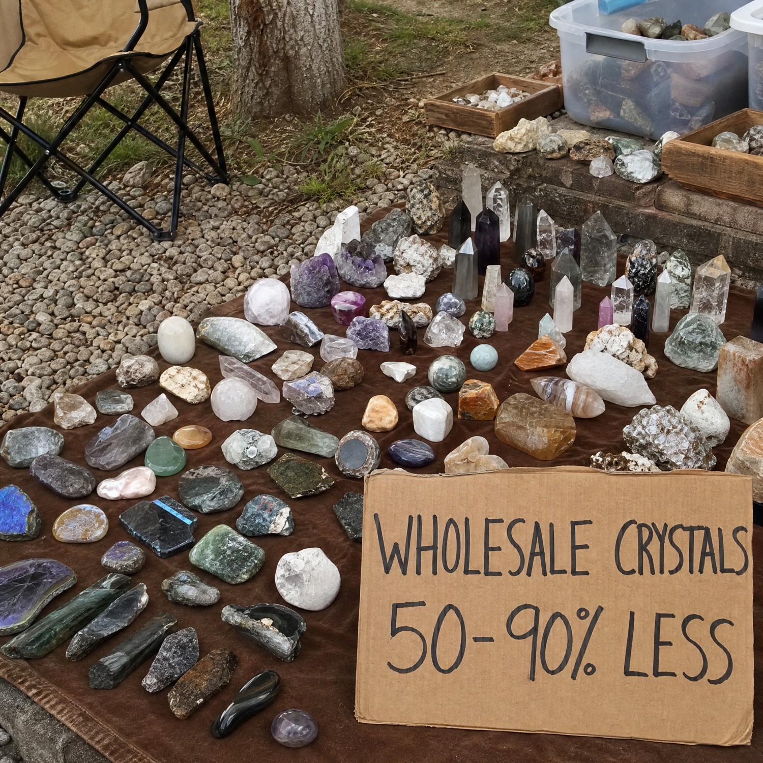 Spirit Magicka Crystals Facebook ad: Crystals Up to 90% Off