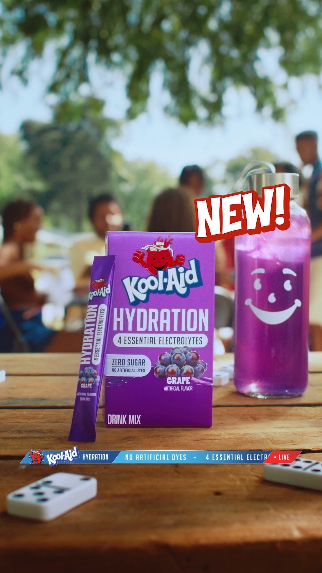 Kool - Aid Facebook ad: 4 Essential Electrolytes