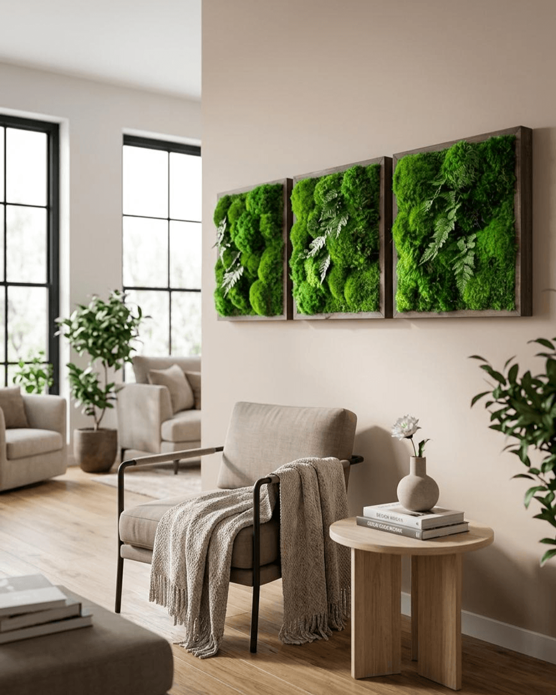 Artisan Moss Facebook ad: Transform your space with moss art