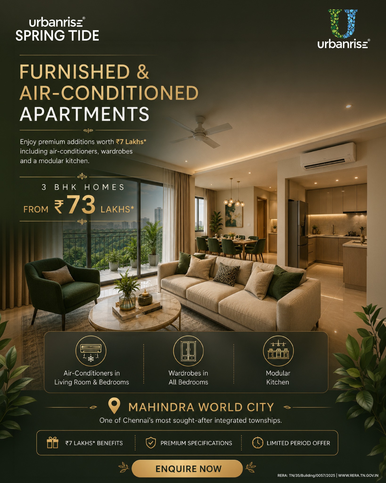 Mahindra World City Apartments Facebook ad