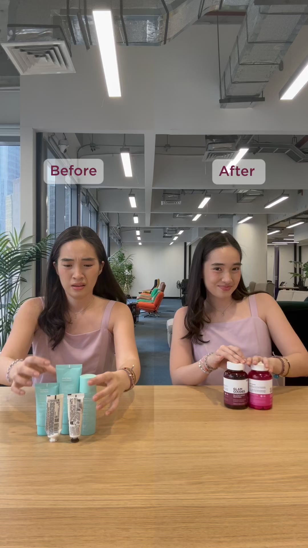 Goodies Nutrition Facebook ad: GLAM & GLOW DUO