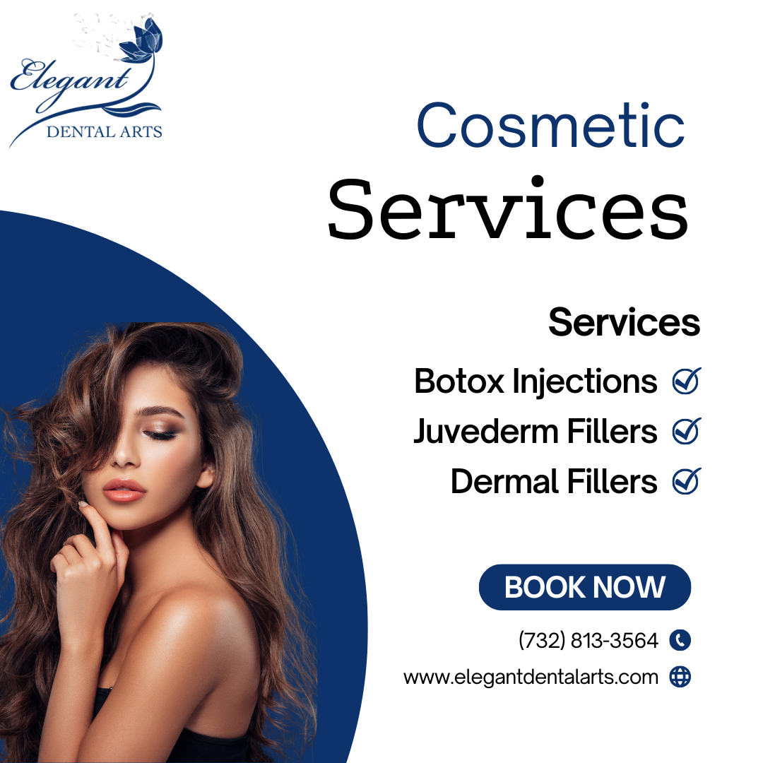 Elegant Dental Arts Facebook ad: Say goodbye to wrinkles and get that flawless…