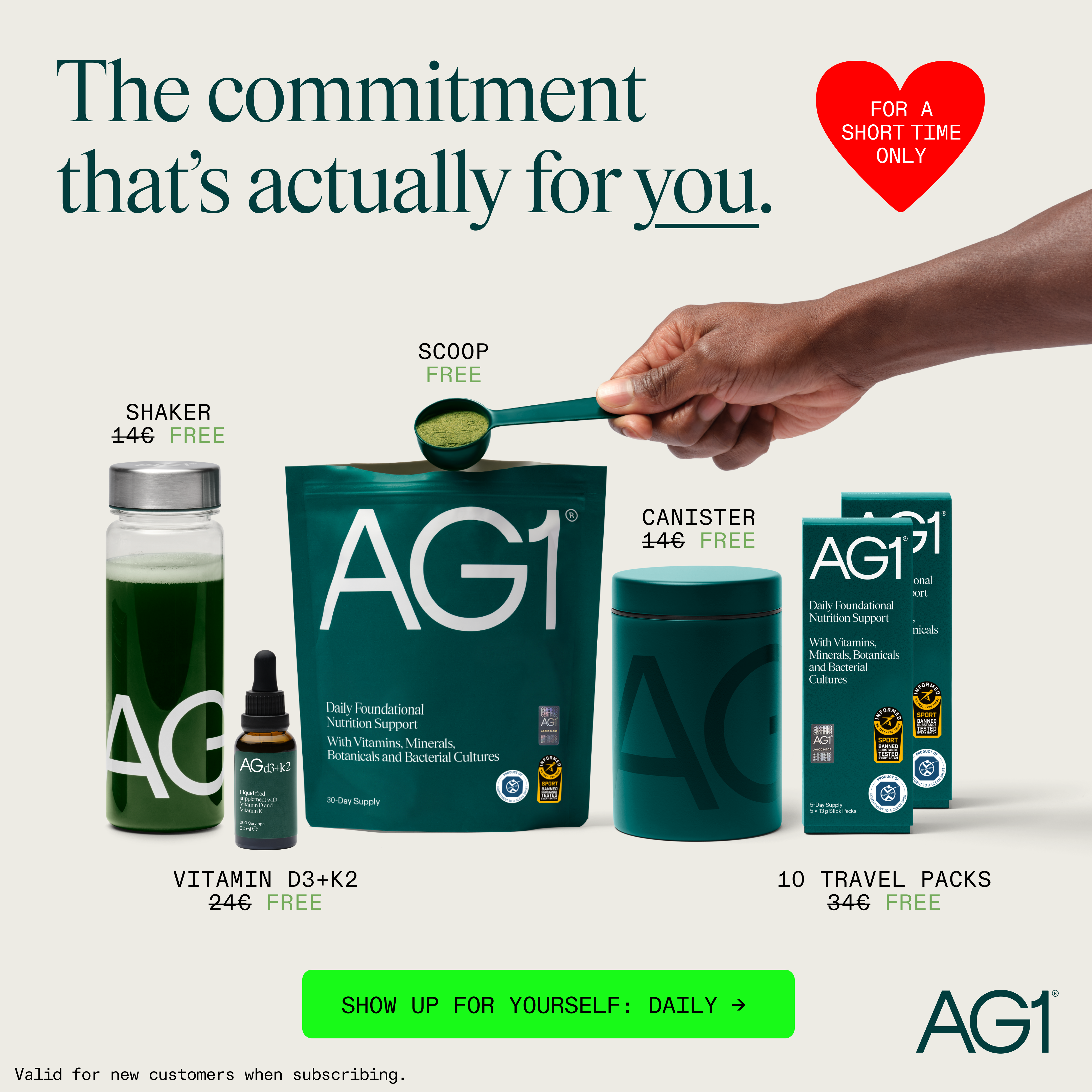 AG1 by Athletic Greens Facebook ad