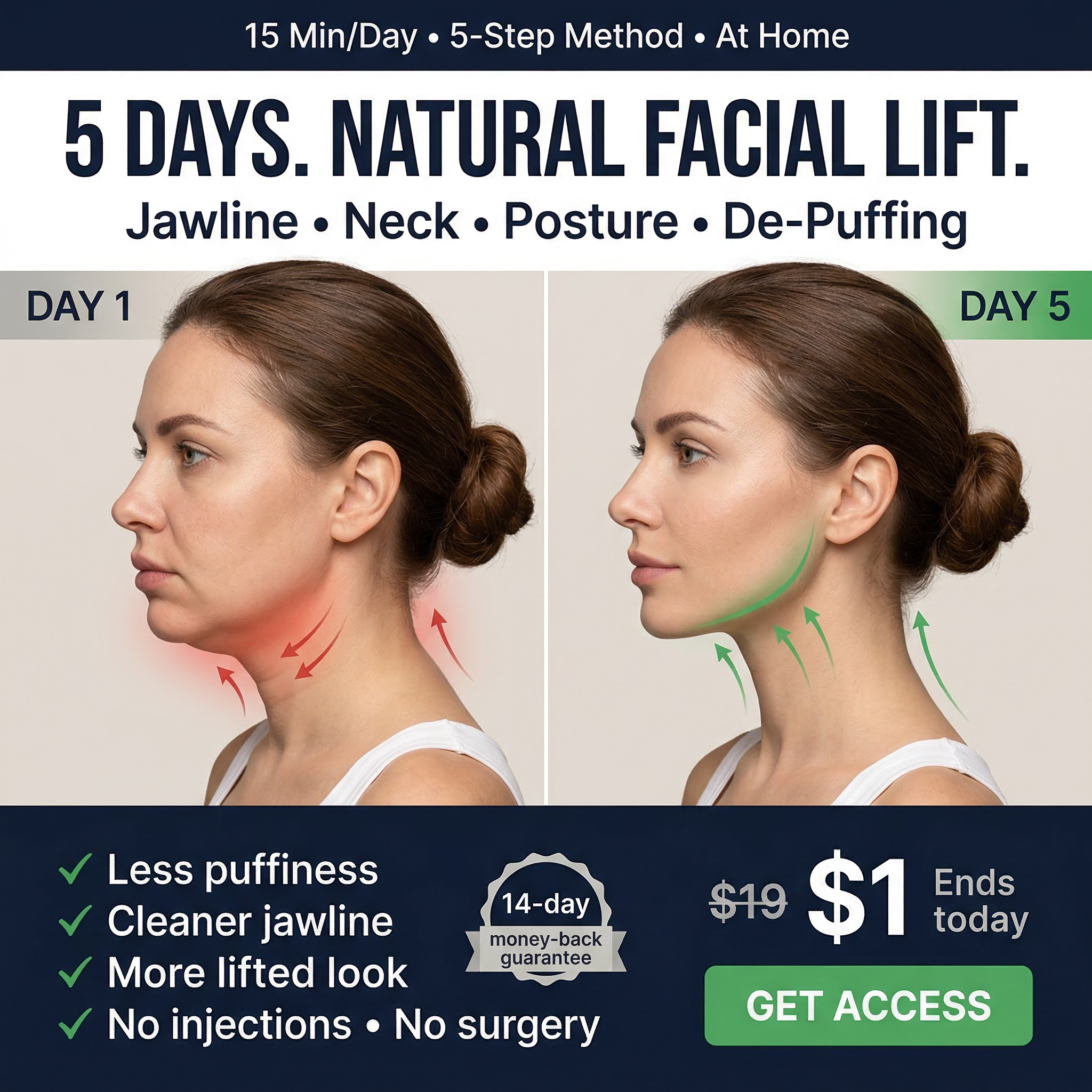 Dr. Ales Ulishchenko UK Facebook ad: Fresh face energy, even without makeup