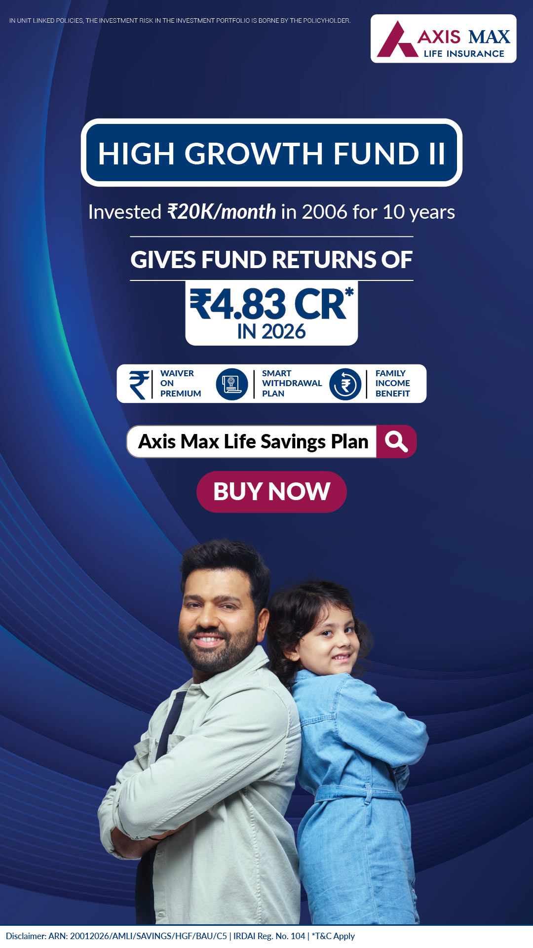 Axis Max Life Insurance Facebook ad