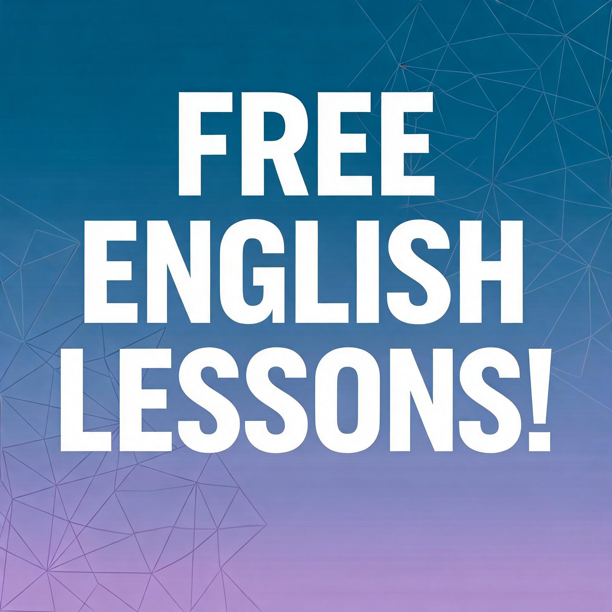 D02 Everyday Living Studio Facebook ad: FREE ENGLISH LESSONS!