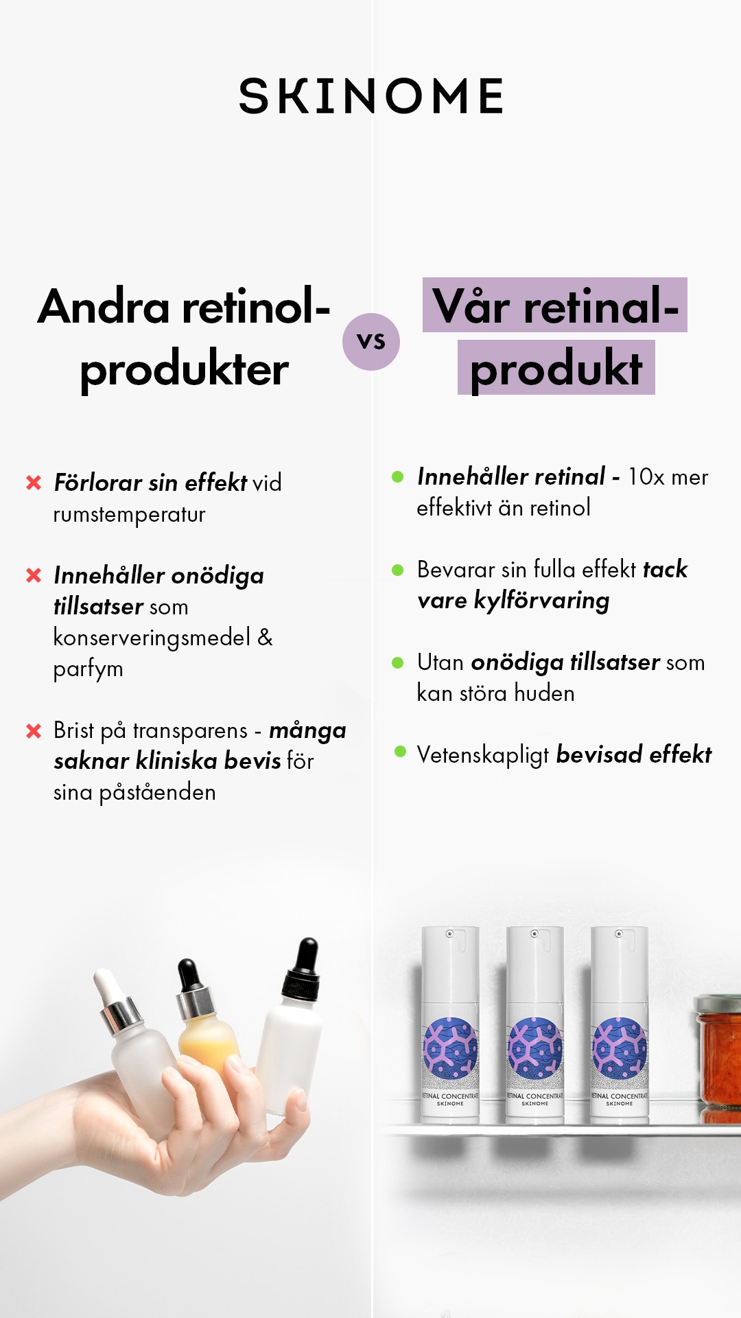 Skinome Facebook ad