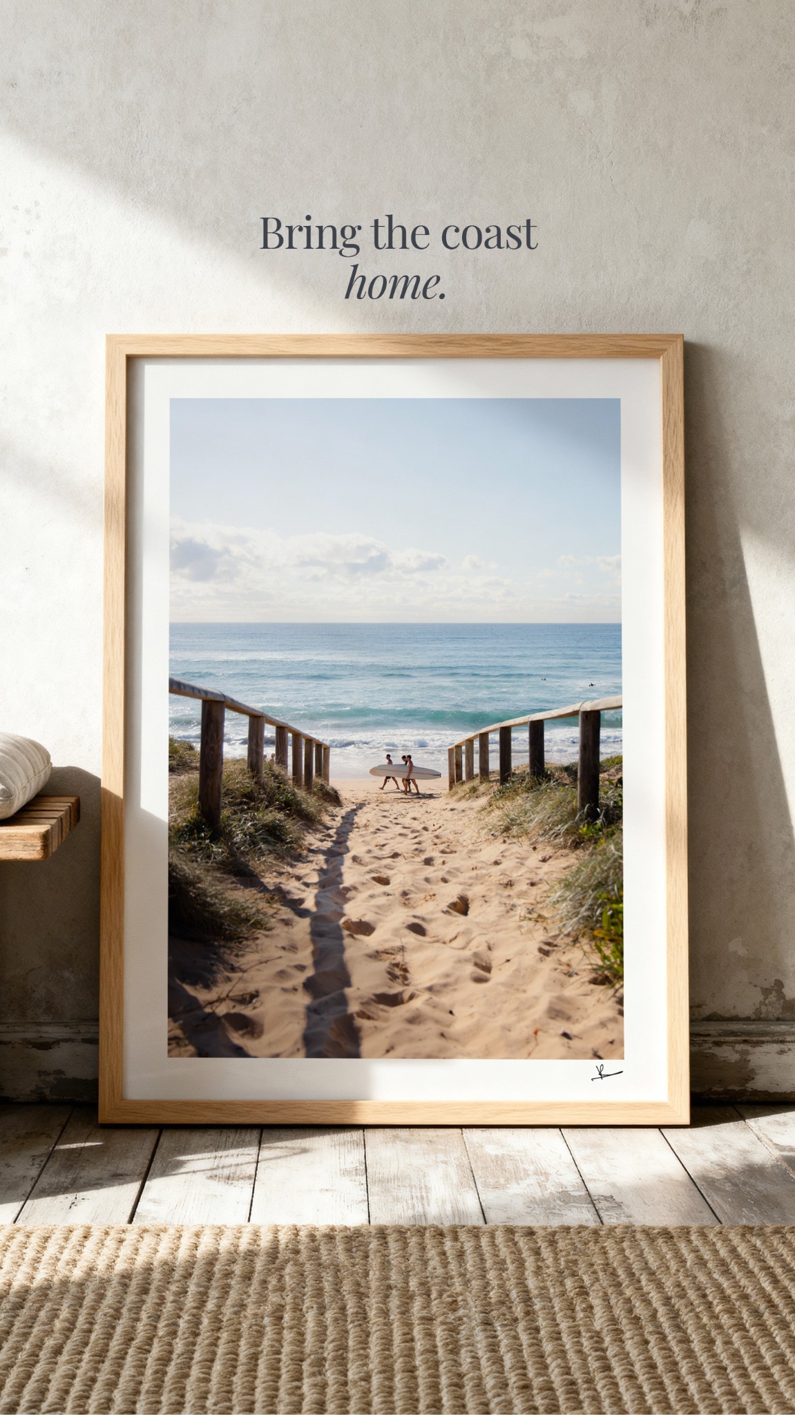 Australia Unseen Facebook ad: Sydney coastal fine art prints