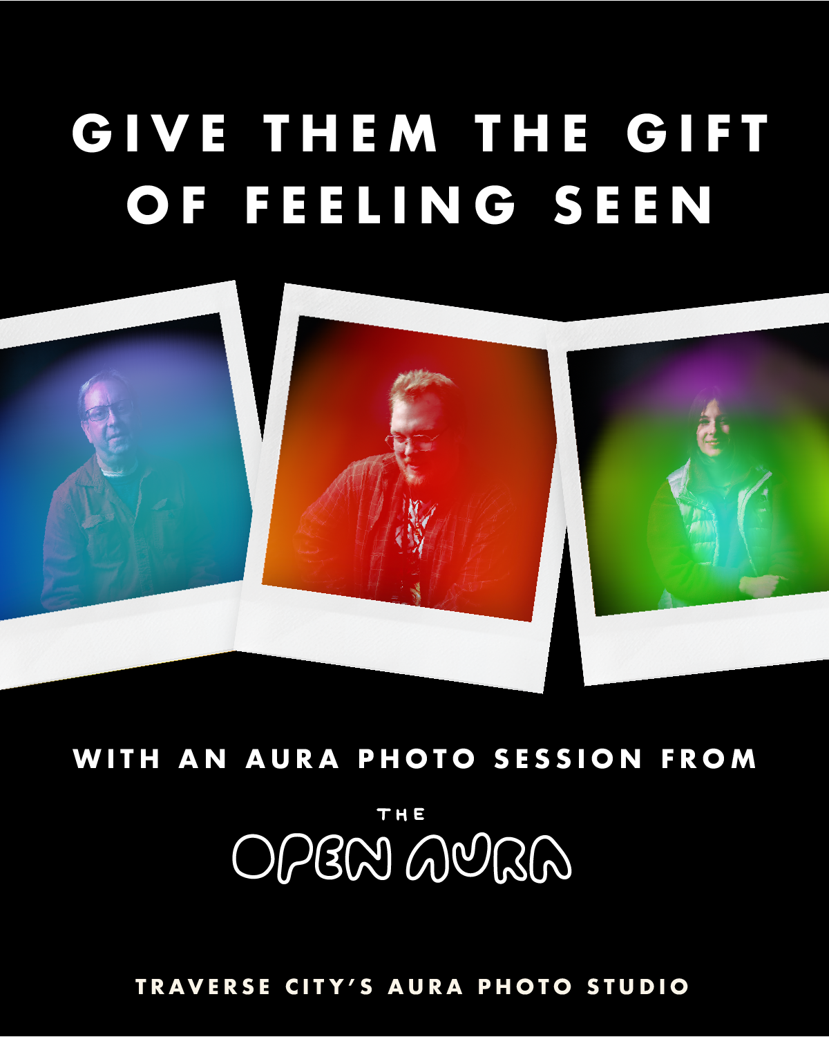 The Open Aura Facebook ad: Give them an unforgettable experience that makes them…