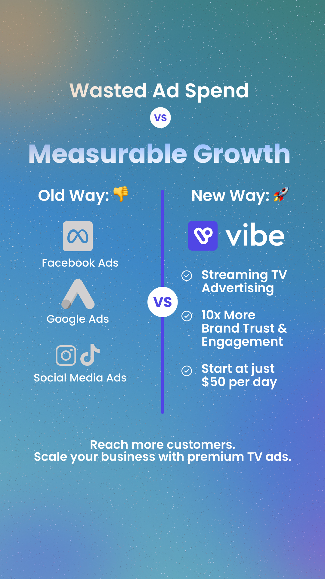 Vibe.co Facebook ad
