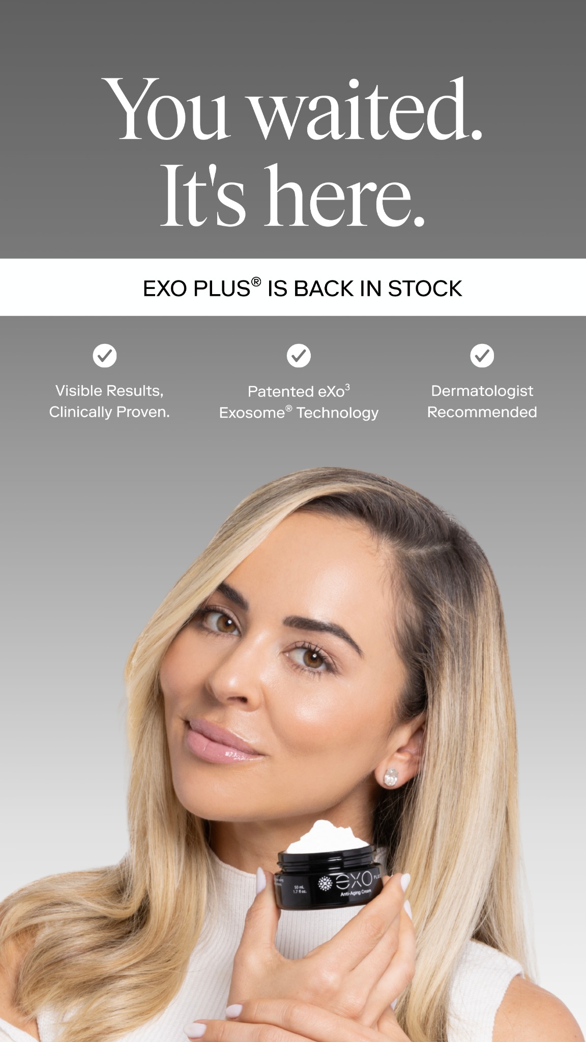Exoceuticals Facebook ad