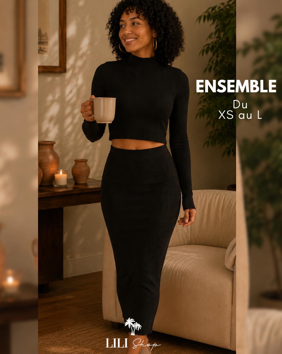LILI SHOP Facebook ad: Des tenues élégantes pour toutes vos envies.