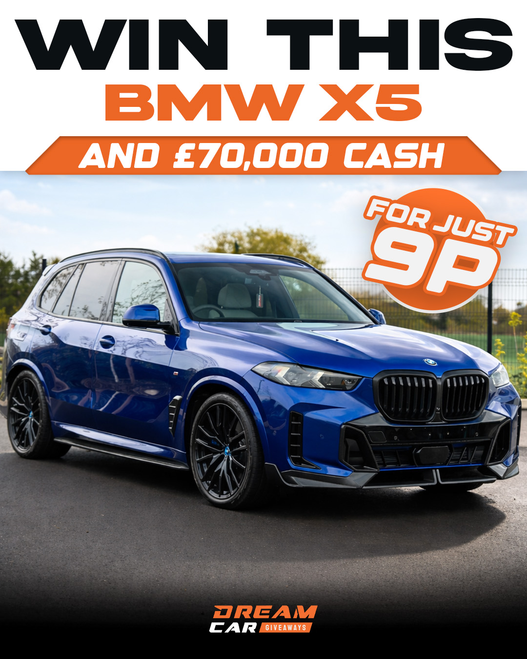 Dream Car Giveaways Facebook ad