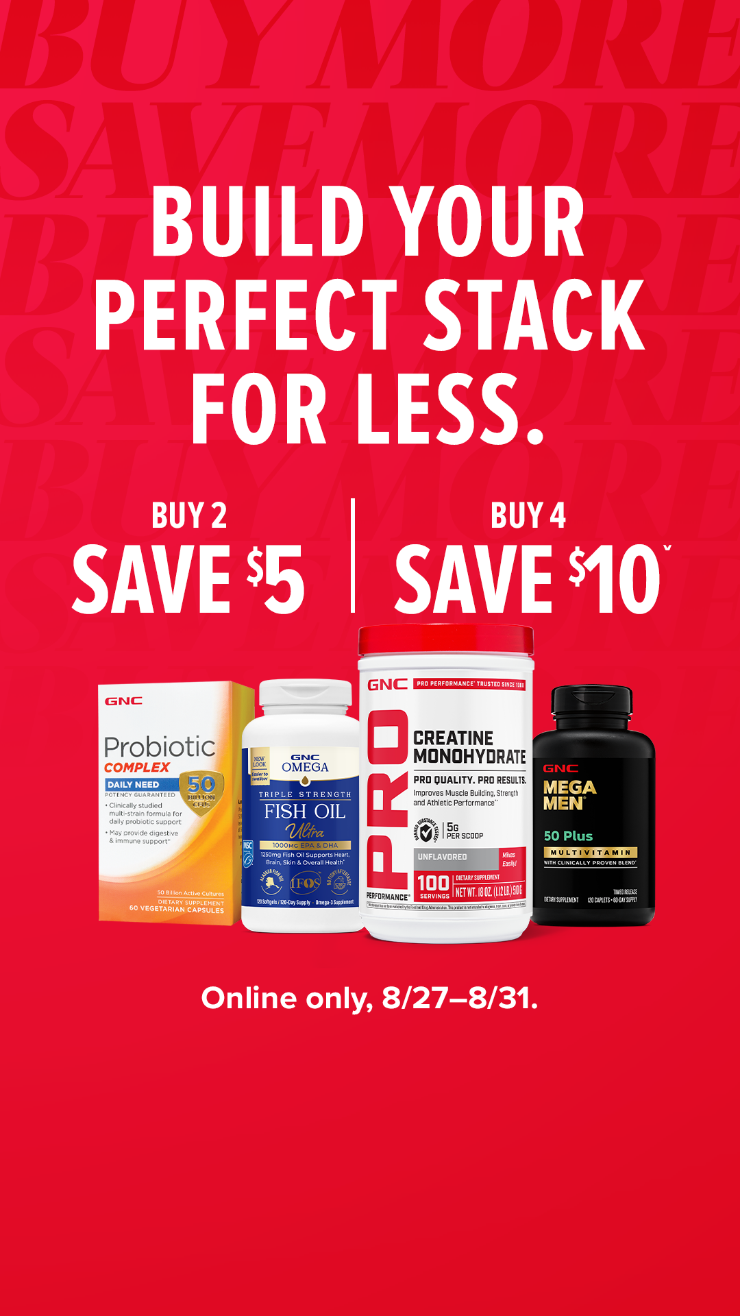 GNC Live Well Facebook ad