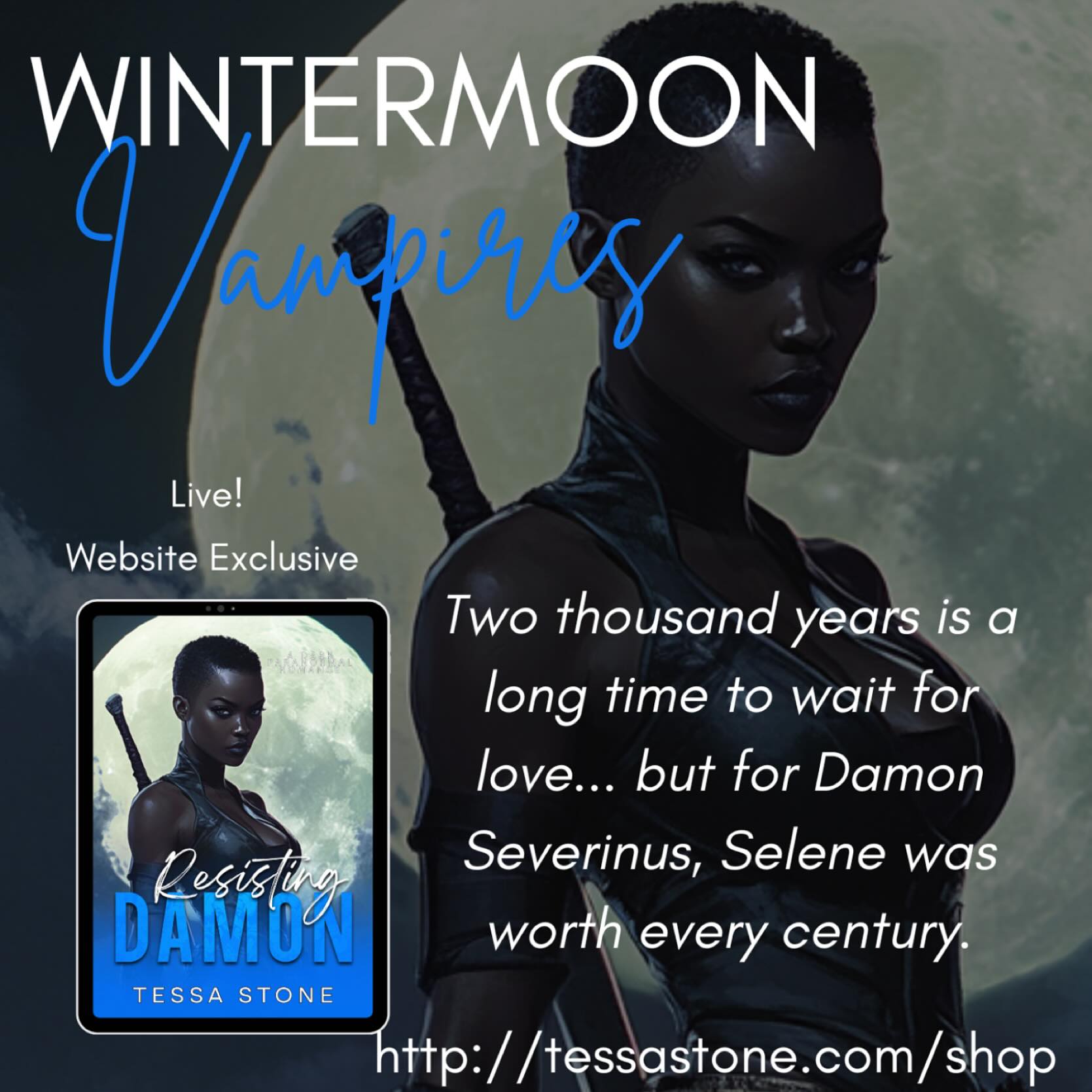 Author Tessa Stone Facebook ad