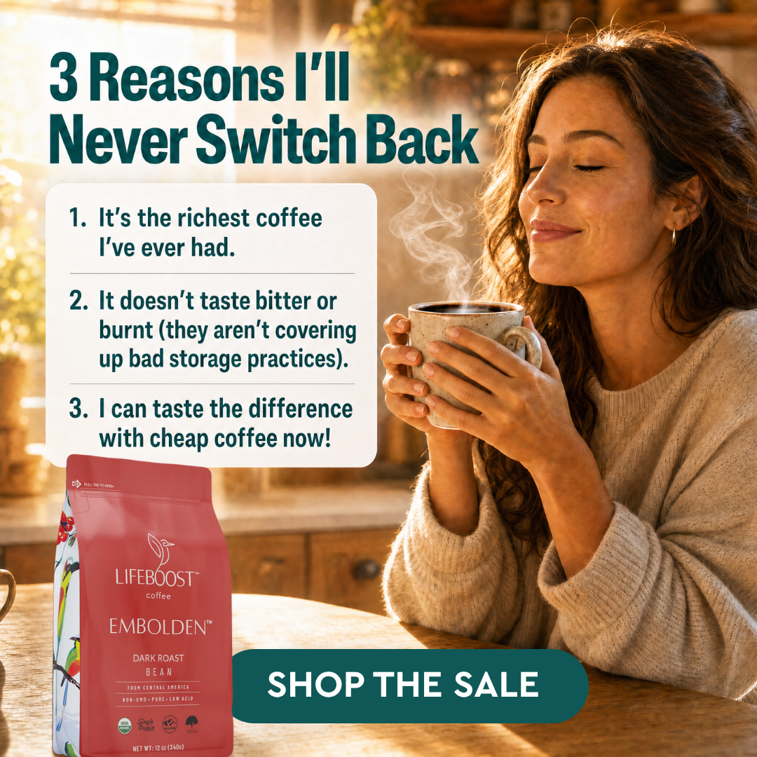 Lifeboost Coffee Facebook ad