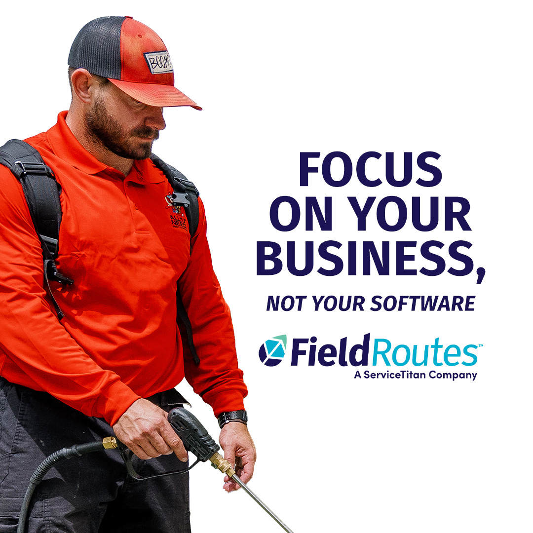 FieldRoutes, A ServiceTitan Product Facebook ad