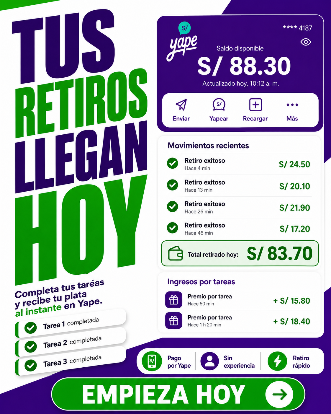 Justin Allen Turner Facebook ad: Haz clic para cambiar tu vida