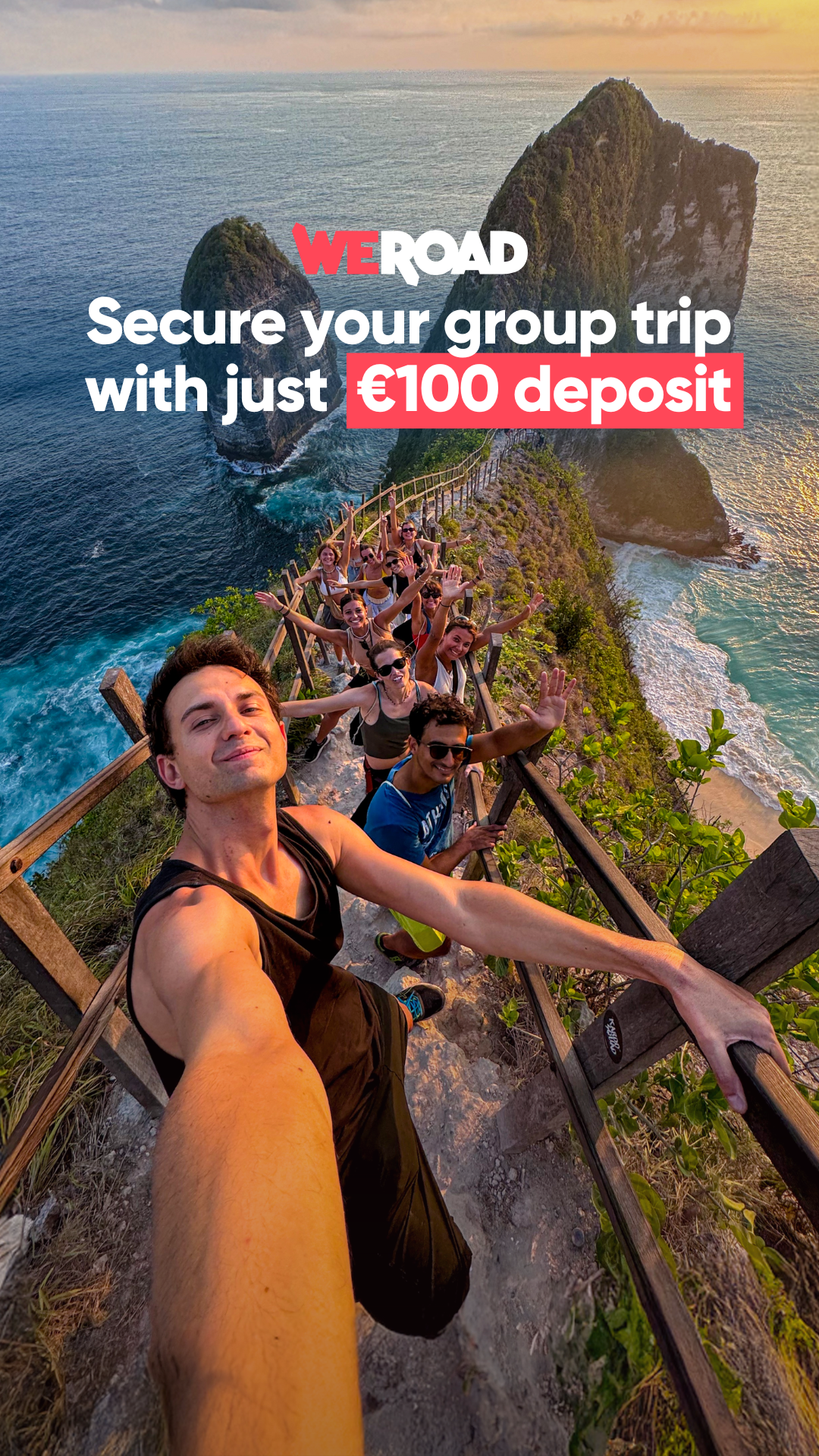 WeRoad Travel Facebook ad