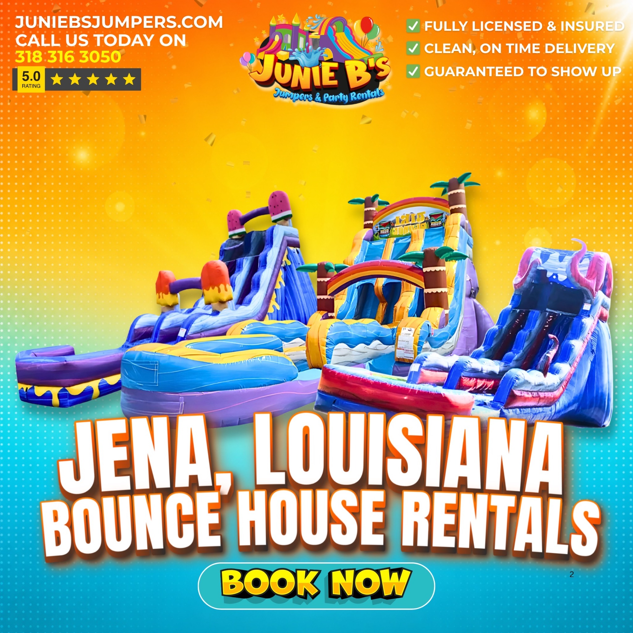 Junie B's Jumpers & Party Rentals Facebook ad