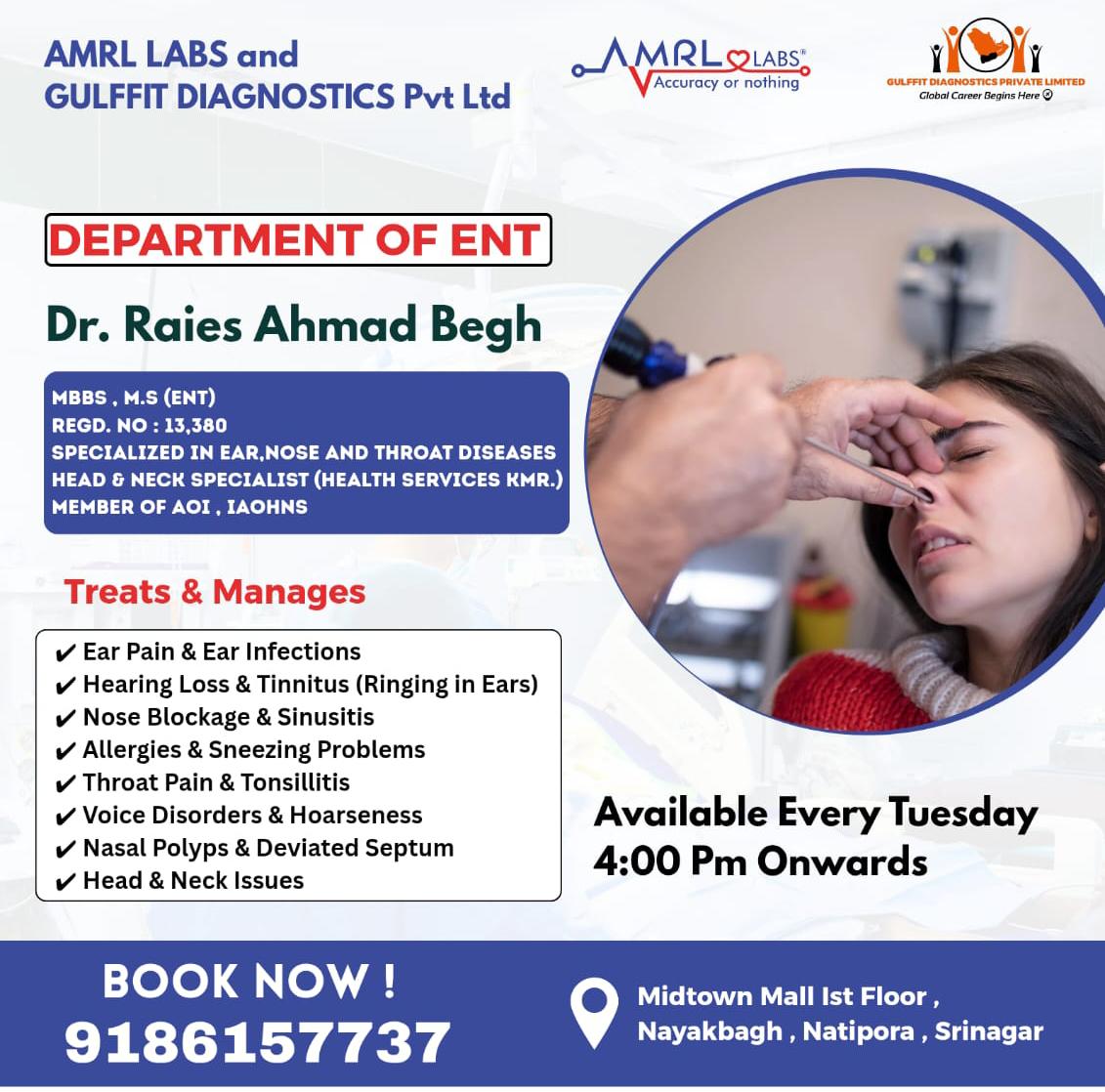 AMRL Labs & GulfFit Diagnostics Facebook ad