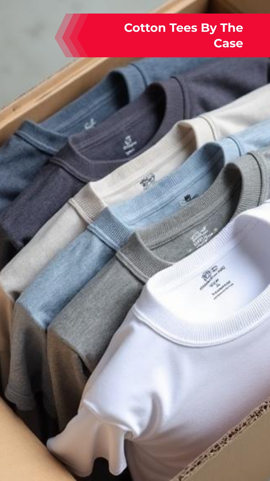 QuickSearches Ascension Facebook ad: Cotton Tees By The Case!.