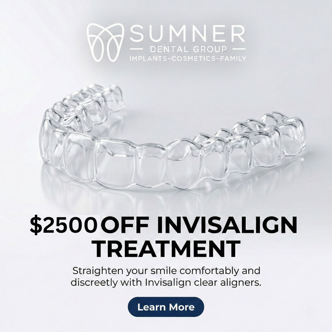 Sumner Dental Group - Dentist Gallatin Facebook ad: $2500 OFF On Invisalign Treatment!