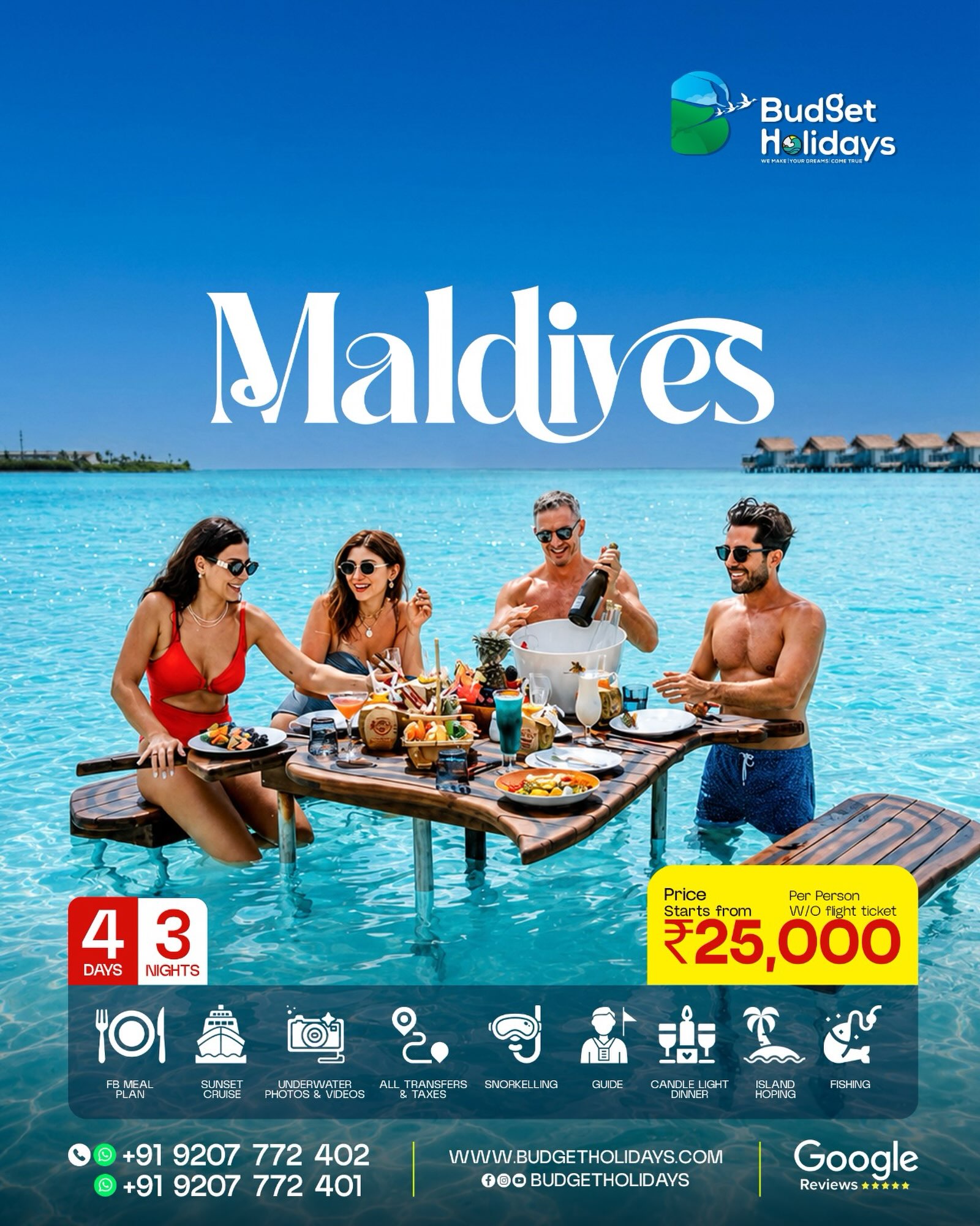 Budgetholidays.7 Facebook ad: Planning Your Dream Maldives Getaway?