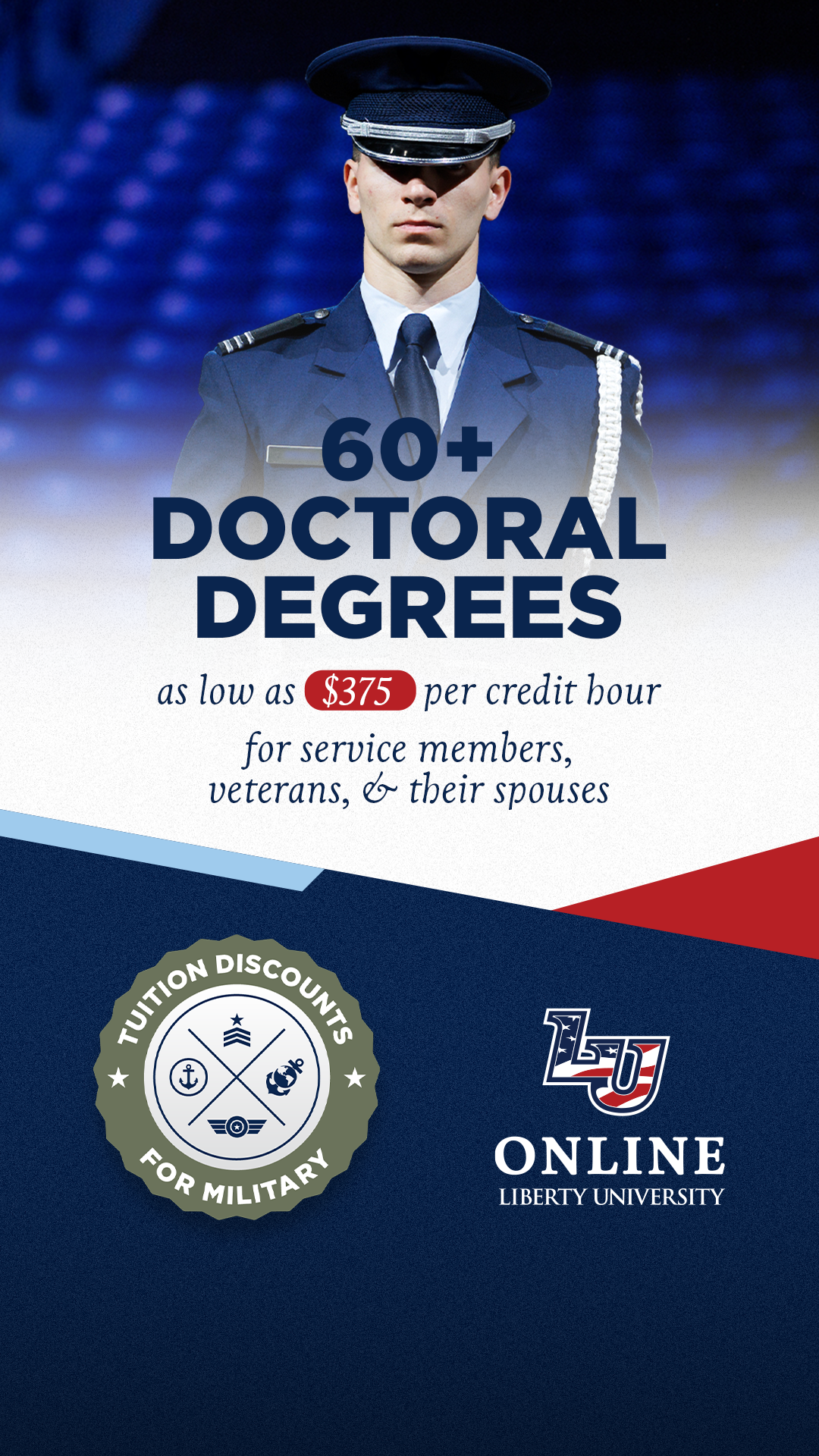 Liberty University Online Programs Facebook ad