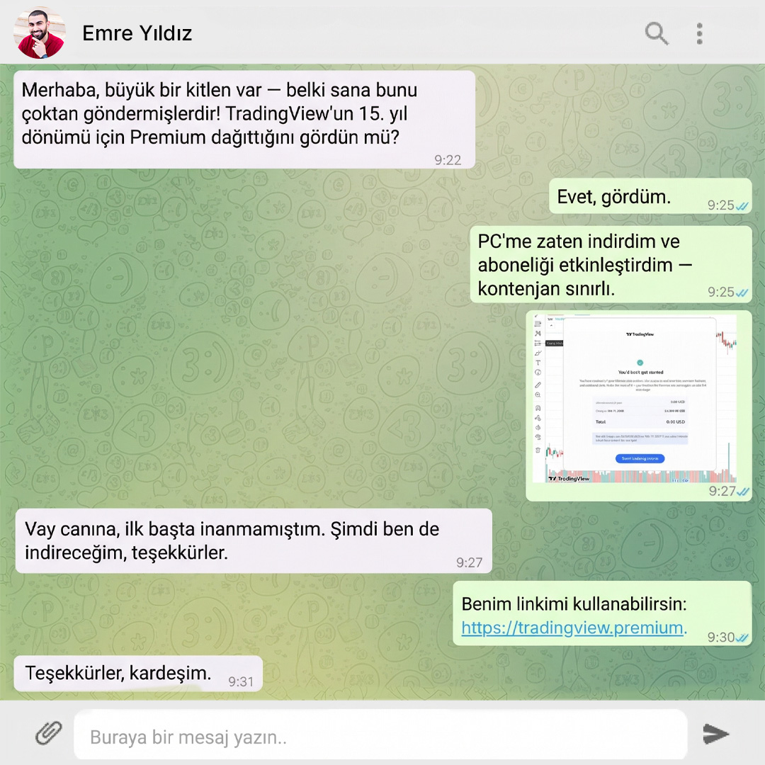 Crypto Community Facebook ad: Premium'u alın