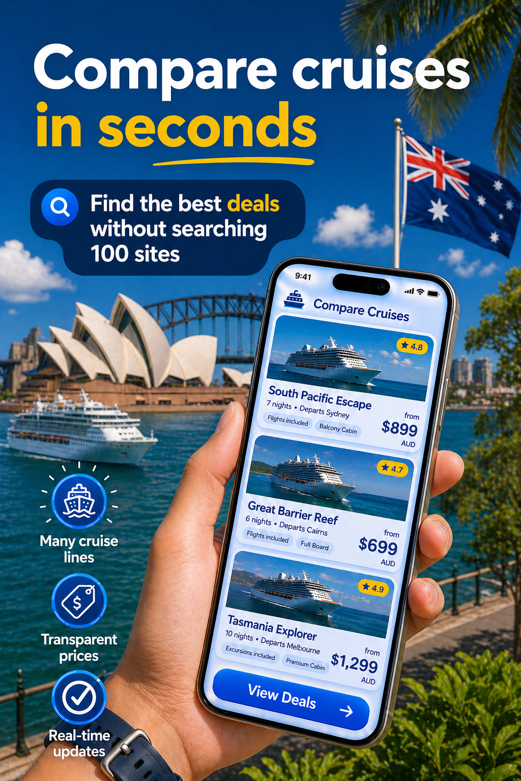TrendingResults Travel Facebook ad