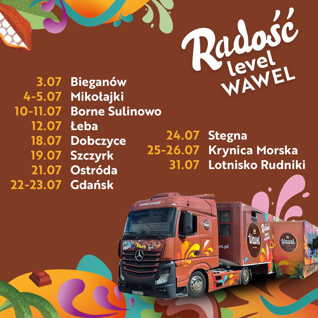 Wawel Facebook ad: Słońce, wakacje i.