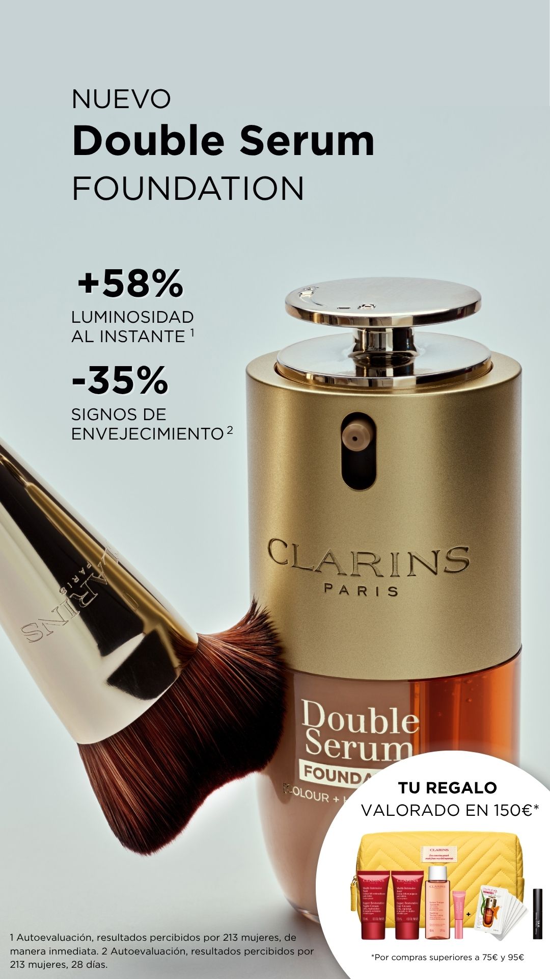 Clarins Facebook ad
