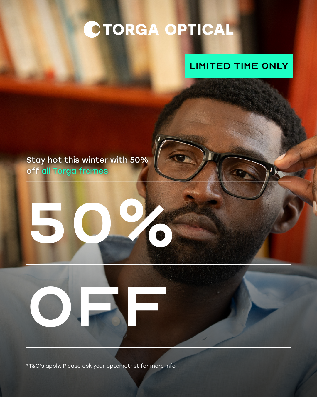 Torga Optical Facebook ad