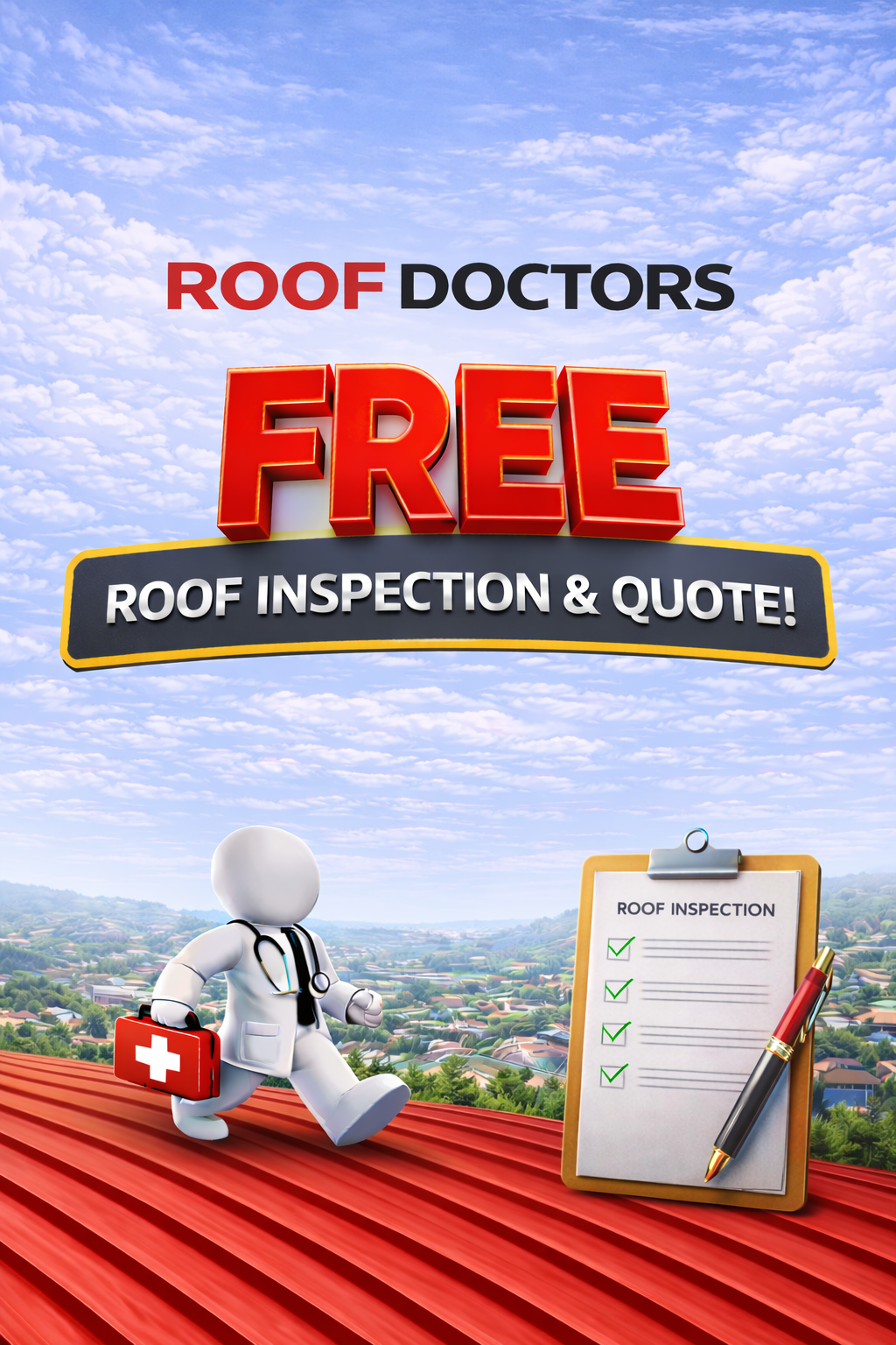 Roof Doctors NZ Facebook ad
