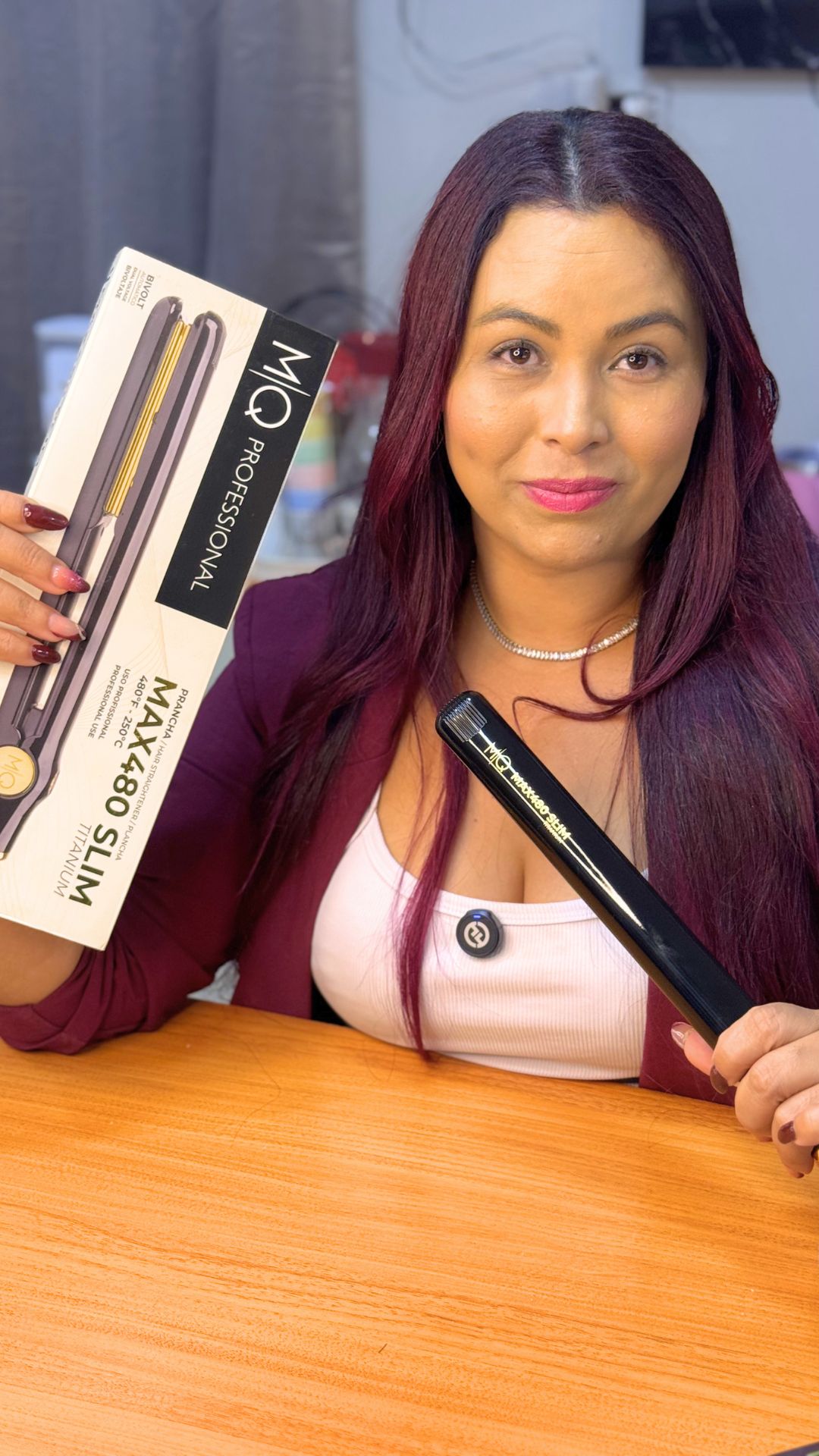 MQ Professional Hair Styling Facebook ad: Comprou uma MAX480 Slim e não sabe como…