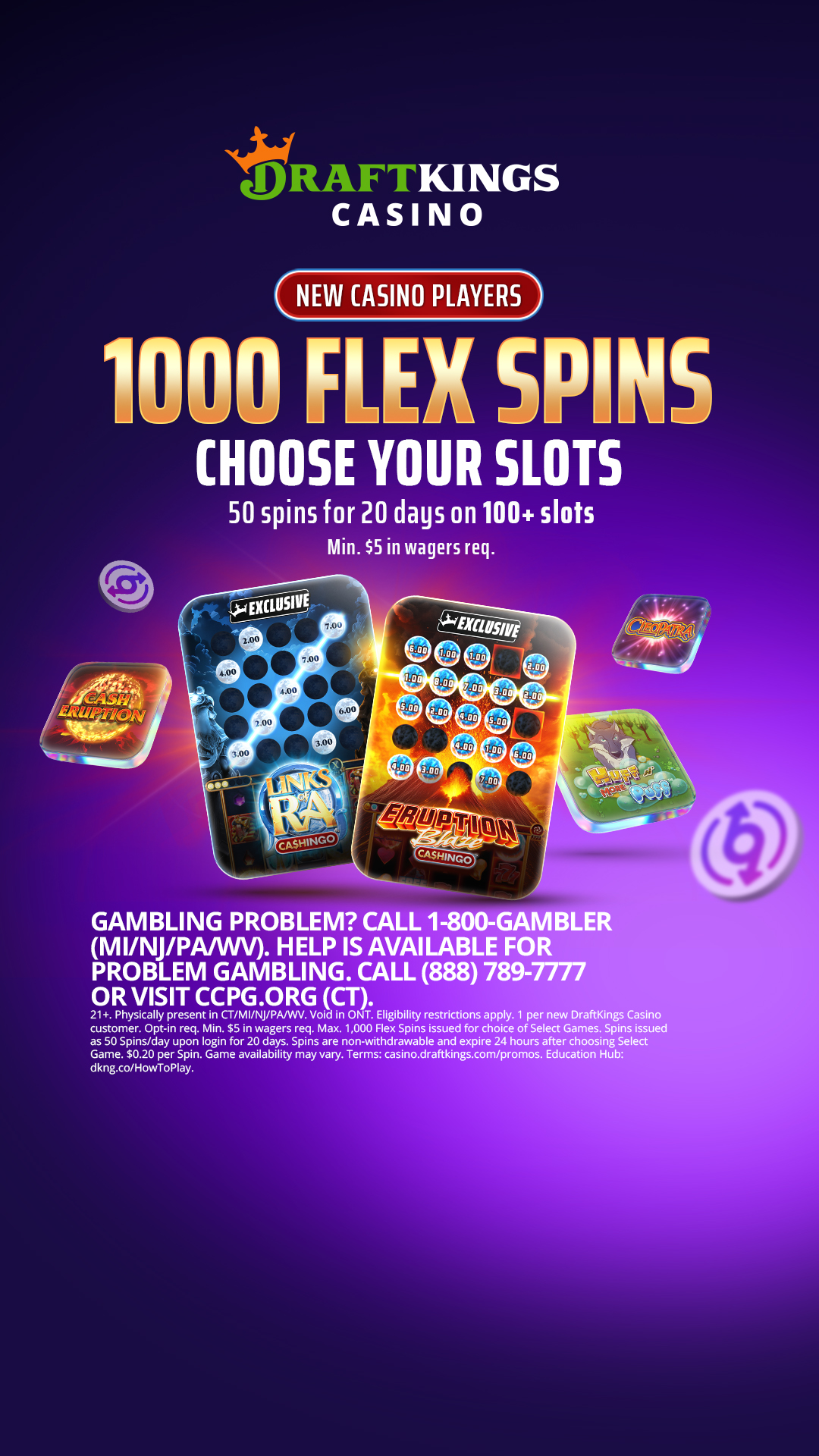 DraftKings Casino Facebook ad
