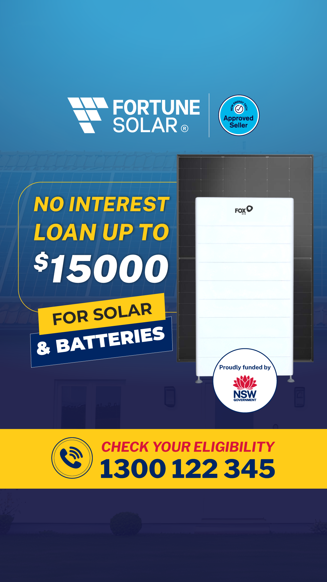 Fortune Solar Facebook ad