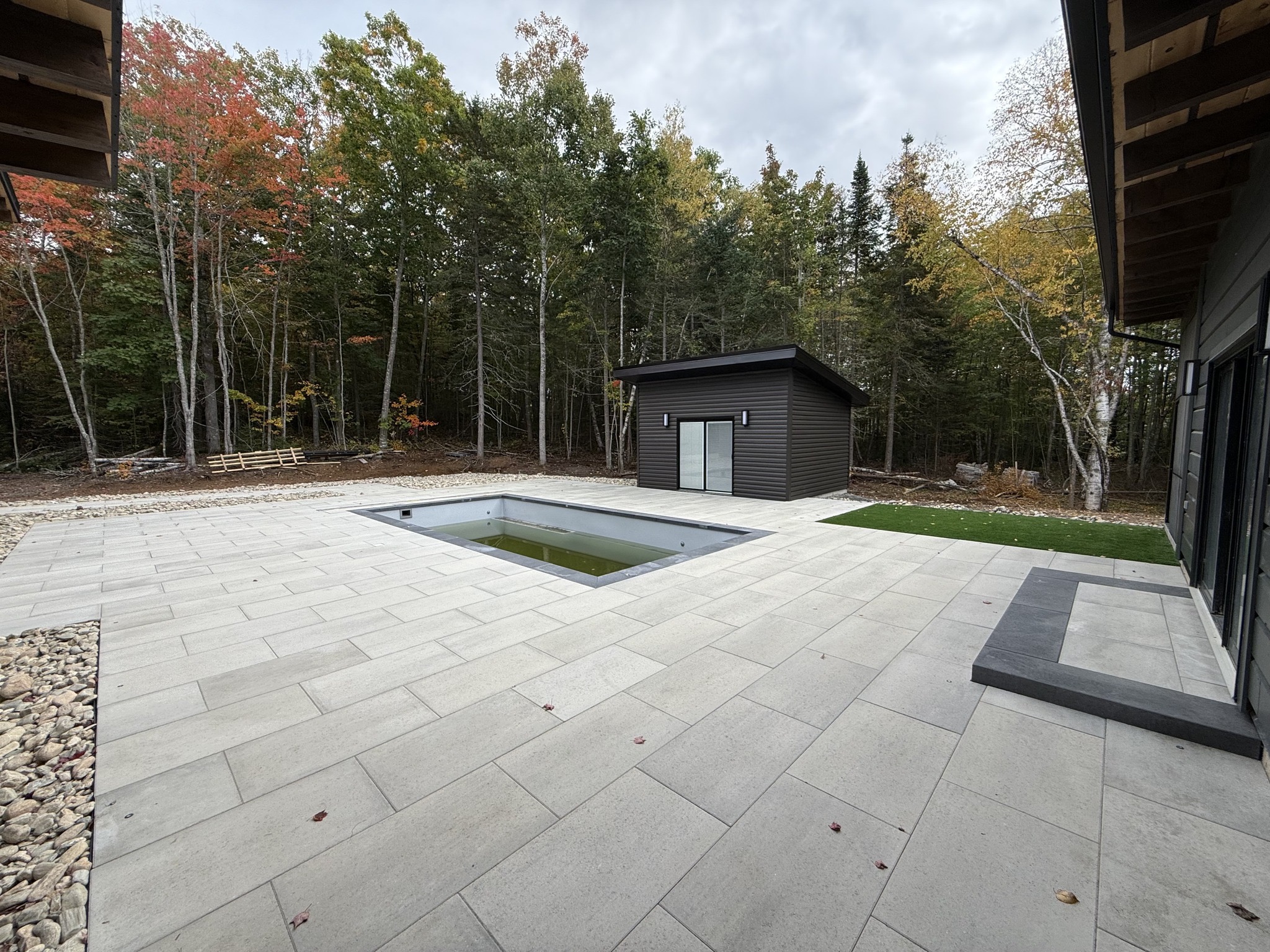 Clean Cut Landscaping and Construction Facebook ad: Now booking landscaping projects for the 2026 season