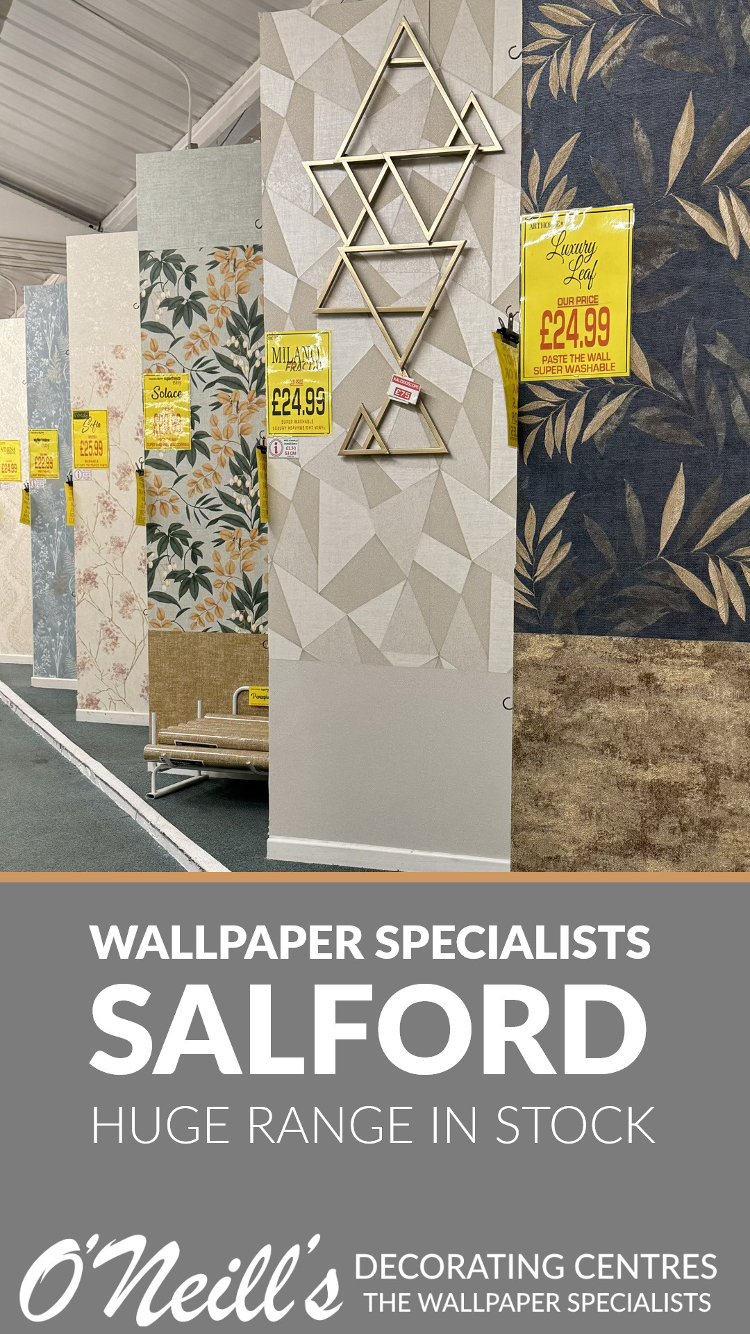 O'Neills Decorating Centres Facebook ad