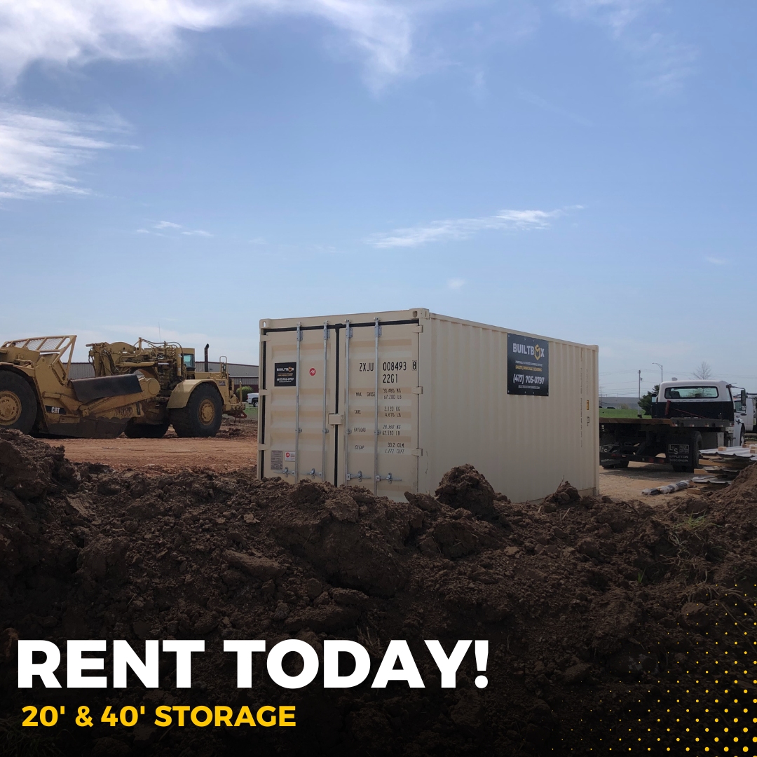 BuiltBox LLC Facebook ad: 20ft & 40ft Conex!